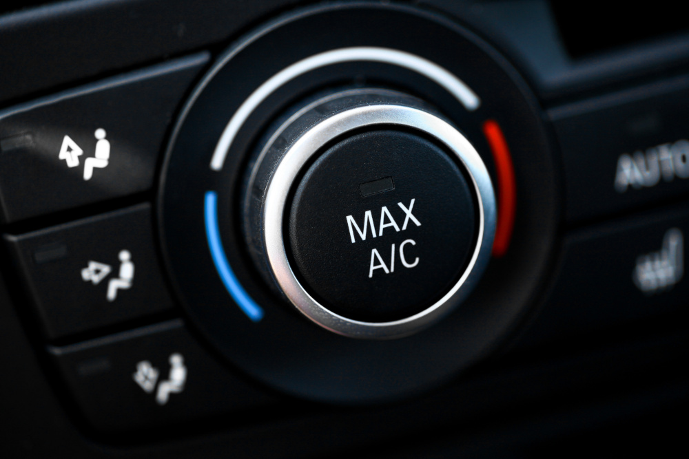 air conditioning control in a car